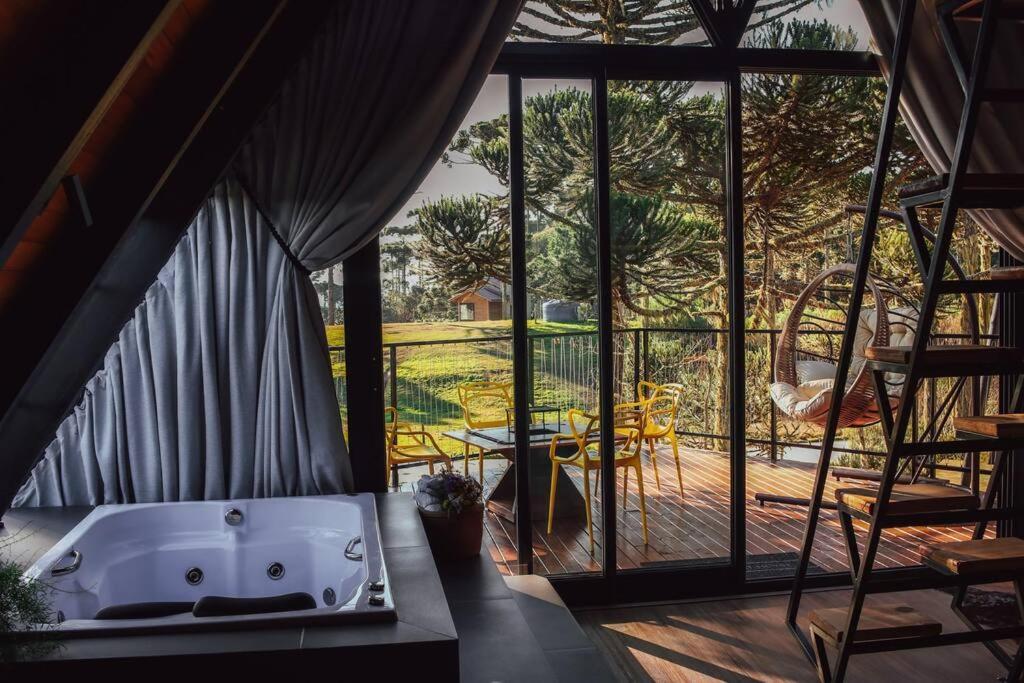 Cabana Lodge! Urubici Bagian luar foto